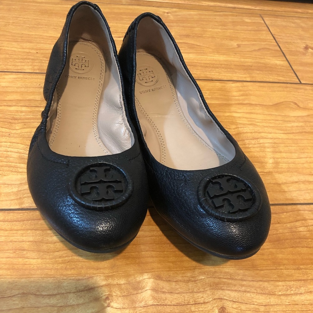 Tory Burch ballet flats black